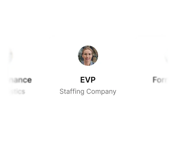 EVP, Staffing Company